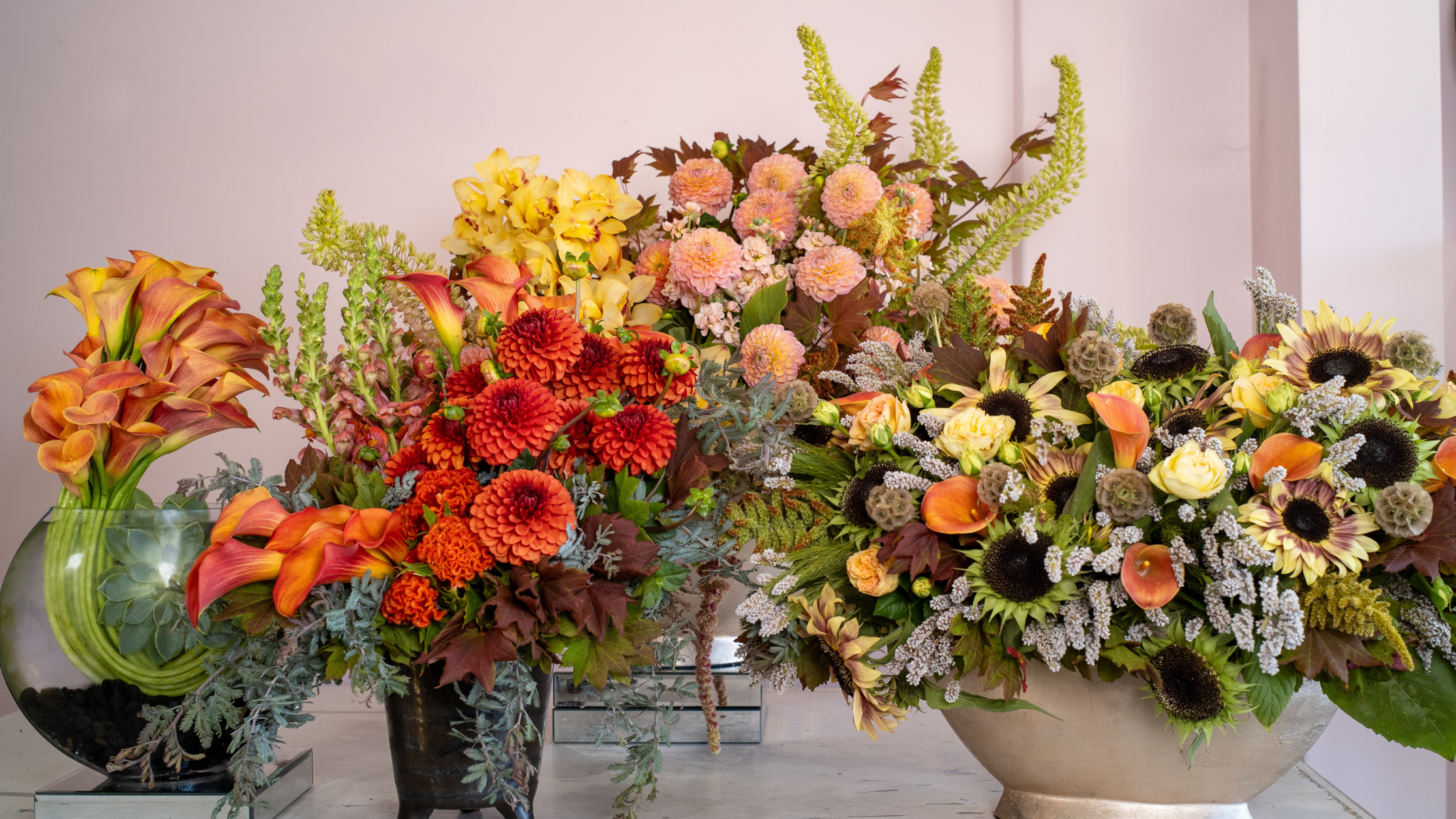 Exciting Floral Color Palettes for Early Fall – Orchid Republic Floral ...