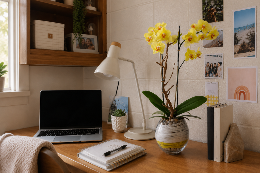 How A Dorm Room Orchid Works Wonders On Move-In Day