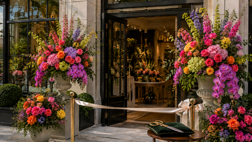 Top 3 Flowers to Make Your Grand Opening Stand Out