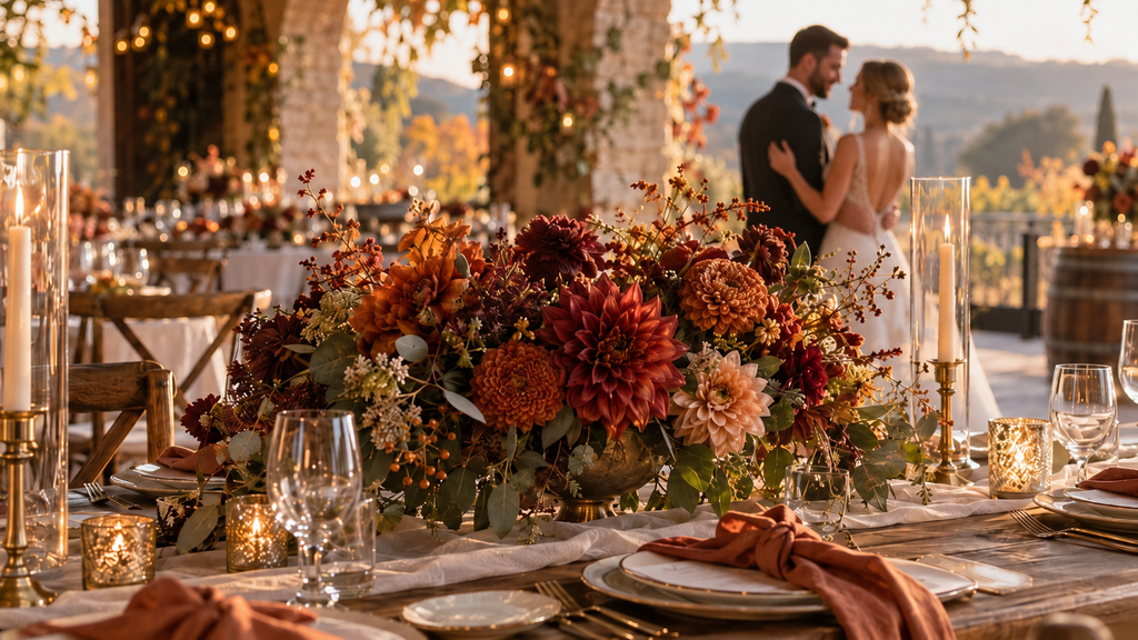 5 Reasons Rust And Burgundy Are This Season's Fall Wedding Flowers