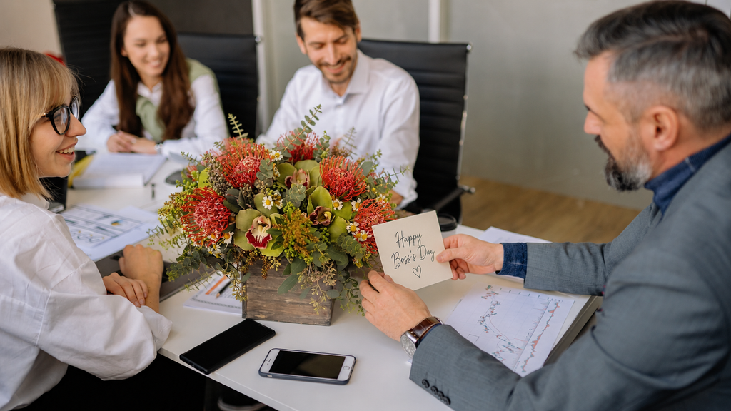 Top 3 Boss's Day Flower Ideas For The Office