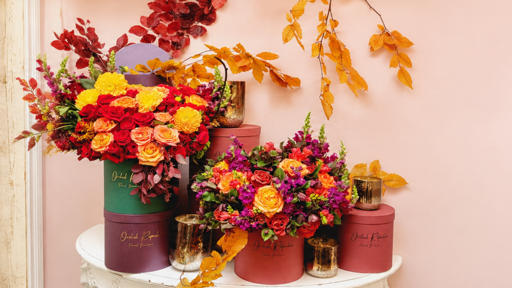 How to Create a Luxury Autumn Flower Arrangement, Stem by Stem