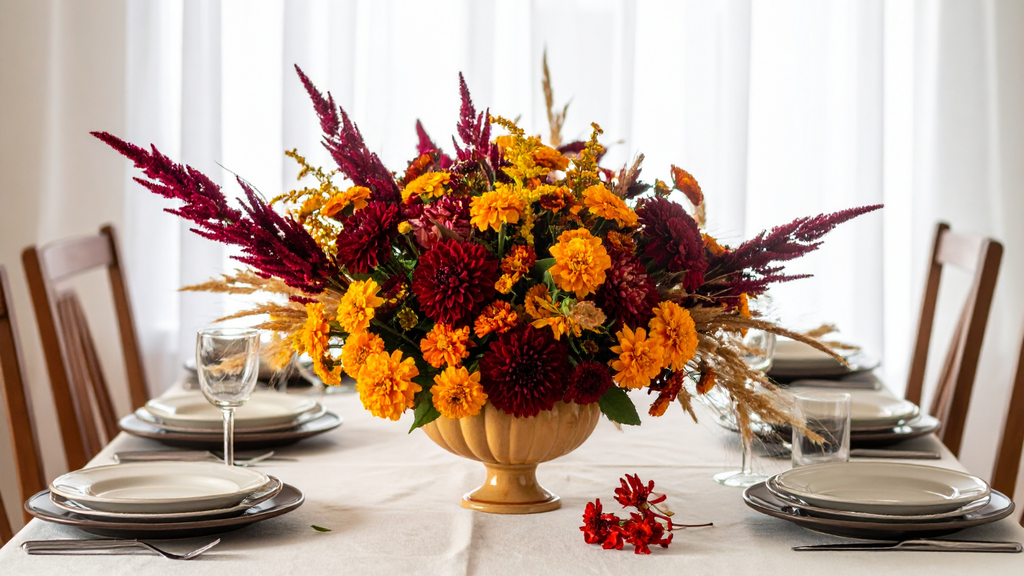 5 Ways To Build A Fall Table Centerpiece That Keeps Conversation Flowing