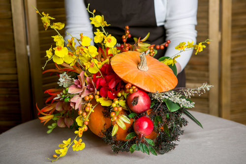 DIY Pumpkin Centerpiece