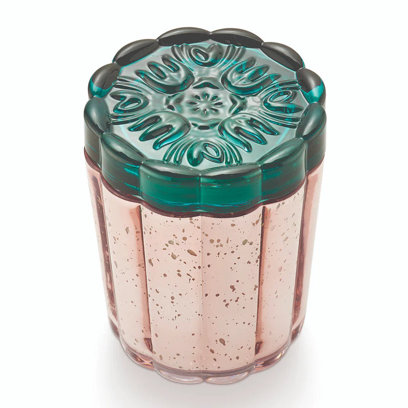 Coconut Milk Mango Flourish Glass Candle