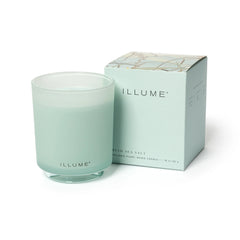 Illume Pink Pine Winsome Glass Candle