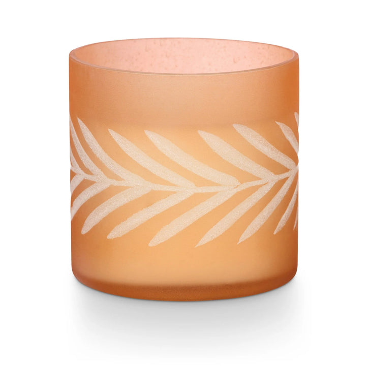 Rustic Pumpkin Gather Glass Candle