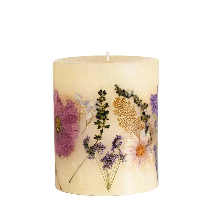 Rosy Rings Roman Lavender Accent Botanical Candle