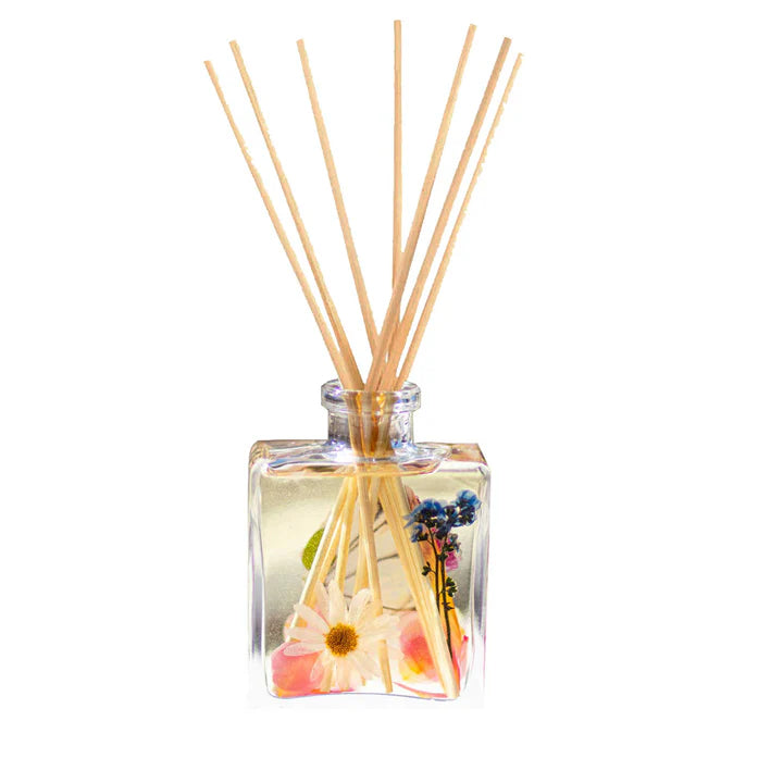 Rosy Rings Apricot Rose Accent Botanical Reed Diffuser