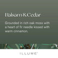 Balsam & Cedar Statement Glass Candle