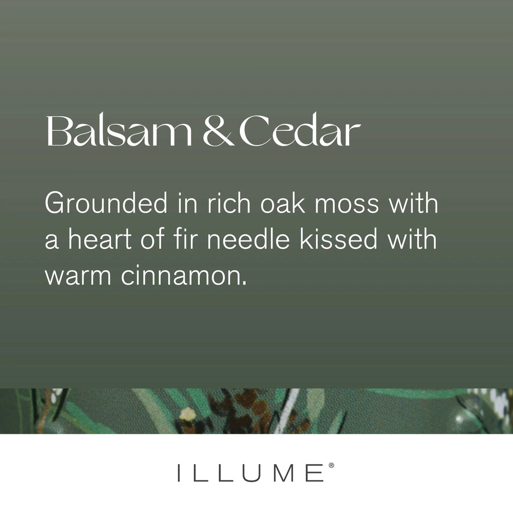 Balsam & Cedar Refillable Boxed Glass Candle