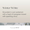 Illume Winter White Mercury Ornament Candle