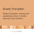 Rustic Pumpkin Gather Glass Candle