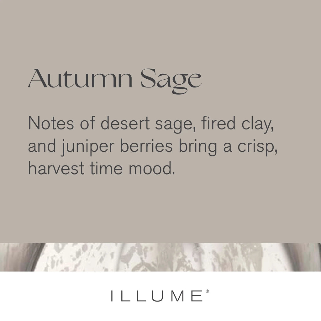 Autumn Sage Gather Glass Candle