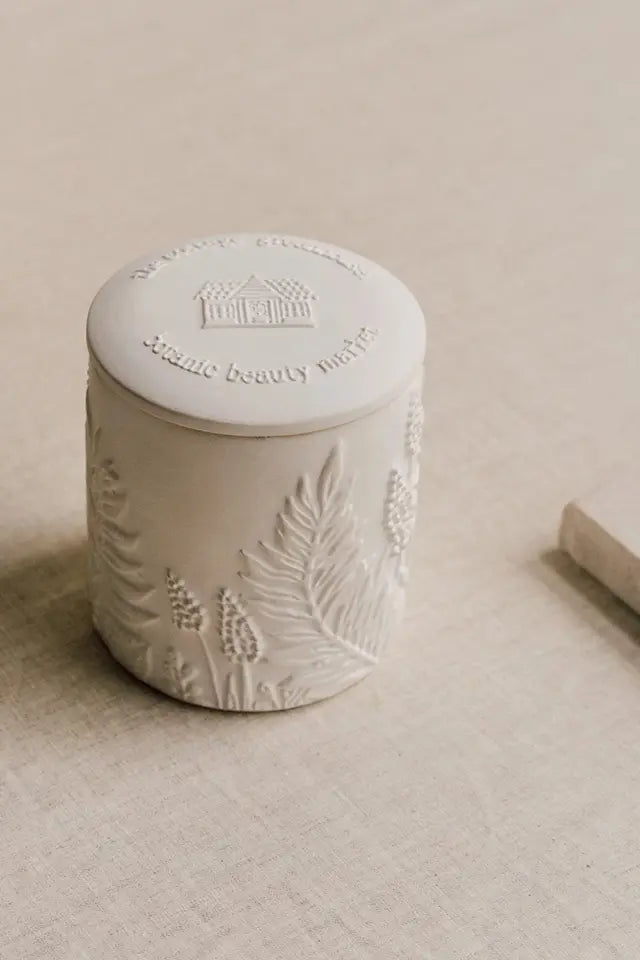 Cottage Greenhouse Matcha Ceramic Candle