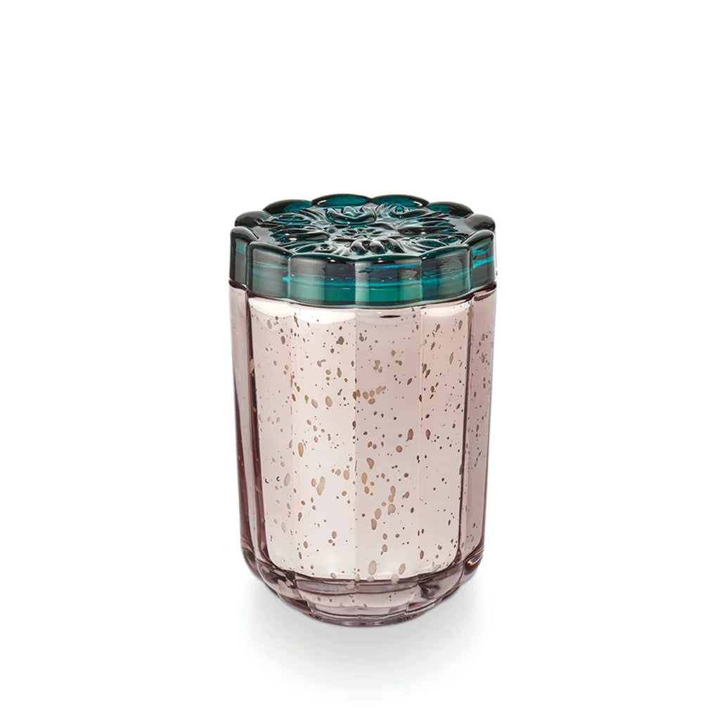 Coconut Milk Mango Flourish Glass Candle