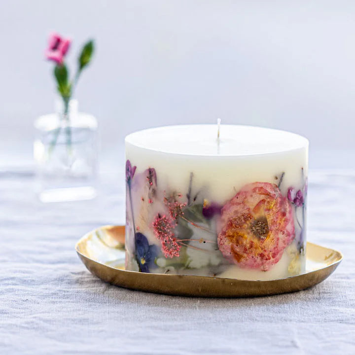 Rosy Rings Blushing Rosewood Petite Botanical Candle