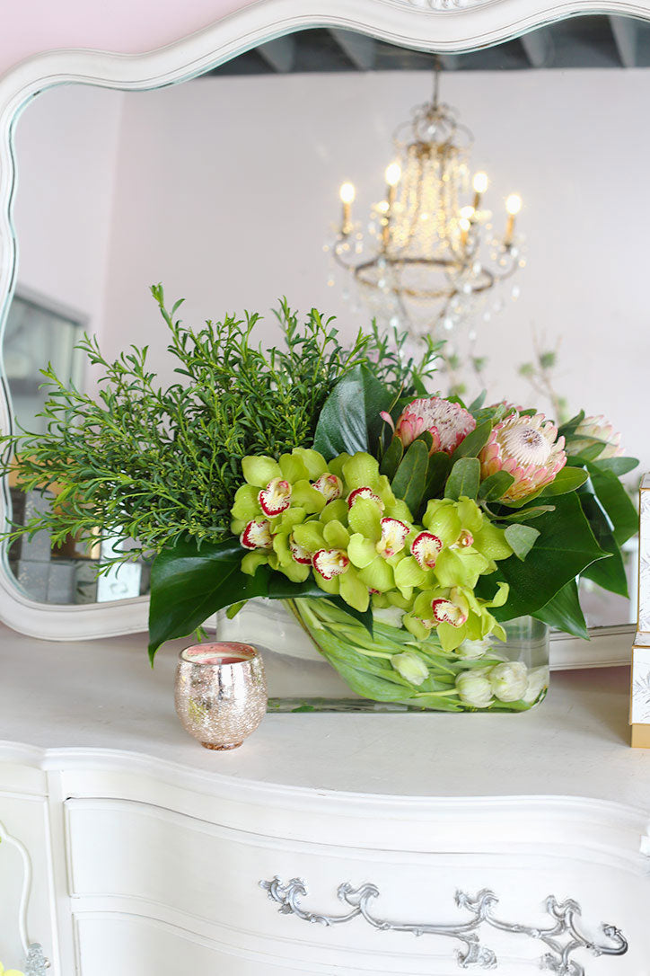 Spring Green Orchids