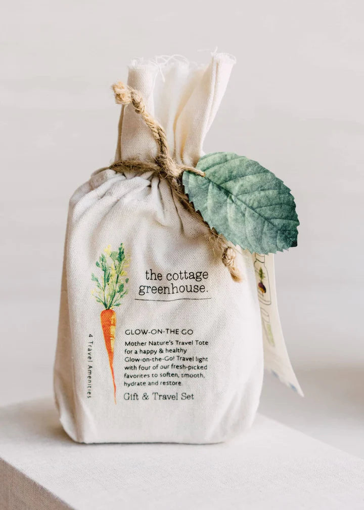 go travel tote bag The Cottage Greenhouse Veggies Travel Set