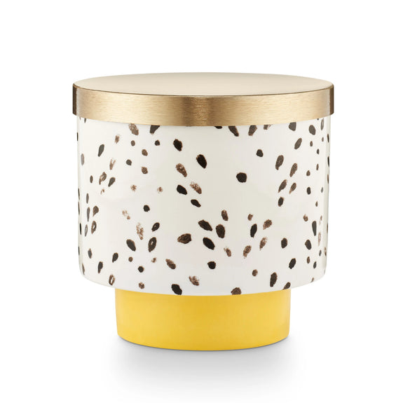 Illume Golden Honeysuckle Lidded Ceramic Candle