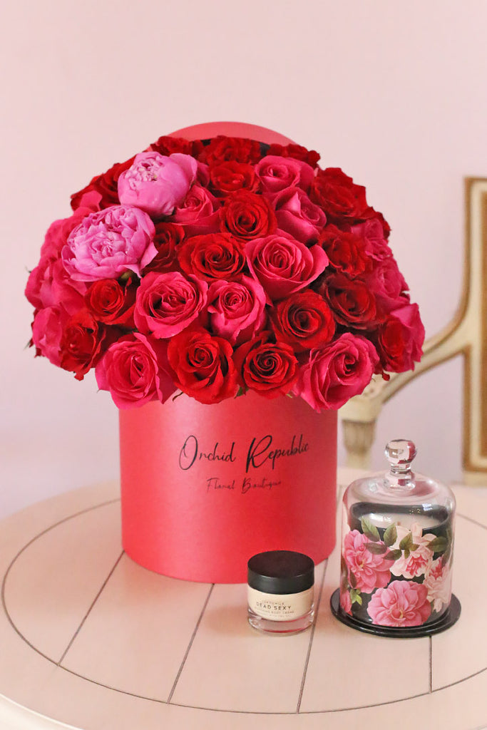 Flower Summer And Rose Monica Blue Light Glasses Lady In Red