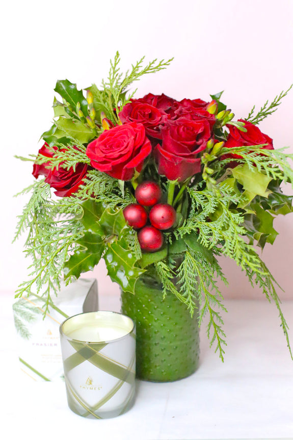 Mistletoe Roses