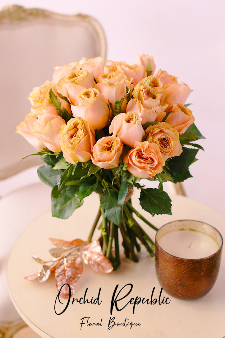 PEACH ROSES