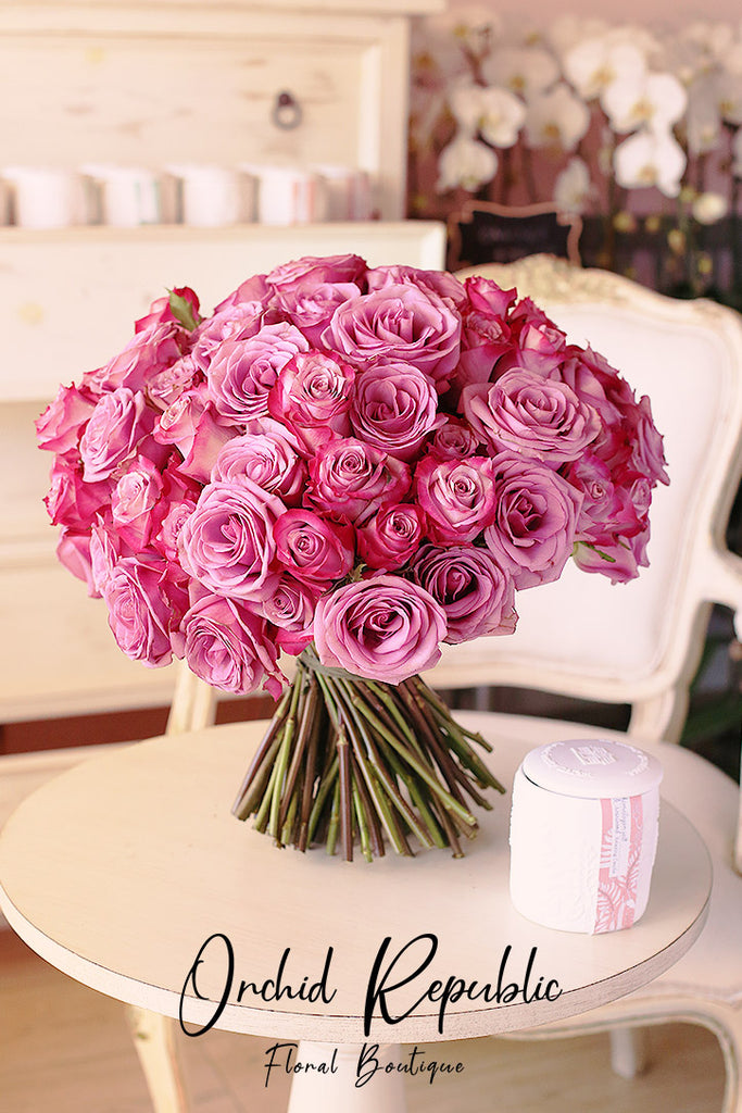 Purple Christmas Roses PURPLE ROSES – Orchid Republic Floral Boutique