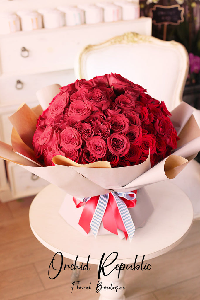 Red Roses Botique 7 Roses RED ROSES – Orchid Republic Floral Boutique