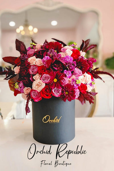 Order Floral Luxury Box Arrangements Online - Same-Day Delivery