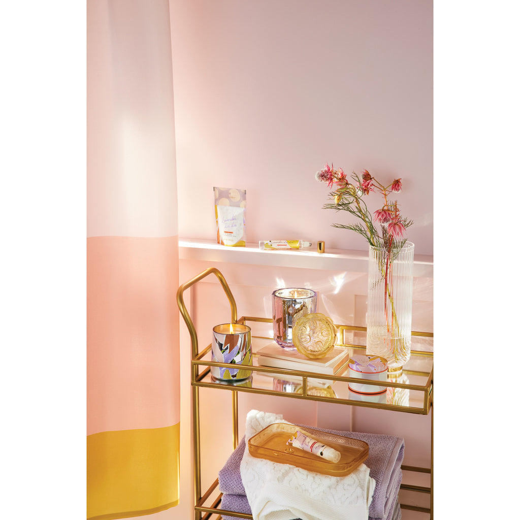 Illume Lavender La La Pearl Glass Candle