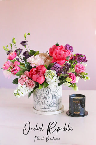 Dahlia & Peonies