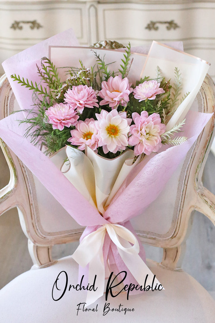 country pearl succulent bouquet White Pearl Bouquet – Orchid Republic Floral Boutique